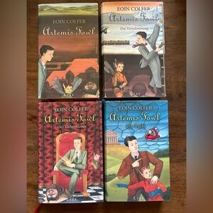 Lot 4 Books ARTEMIS FOWL AUF DEUTSCH GERMAN EDITION By Eoin Colfer 1st Edition